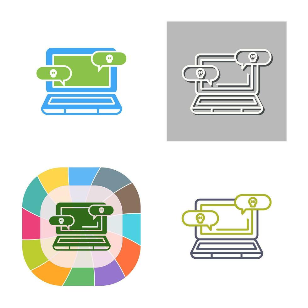 Infected Message Vector Icon