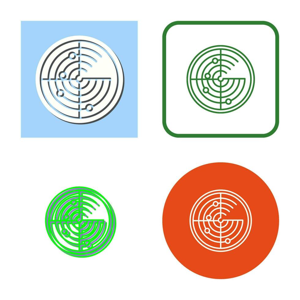 Radar Vector Icon