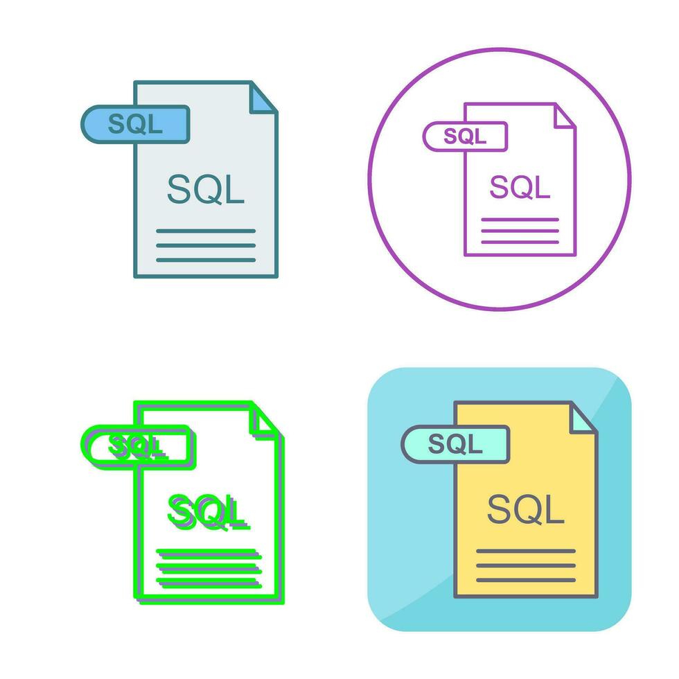 SQL Vector Icon