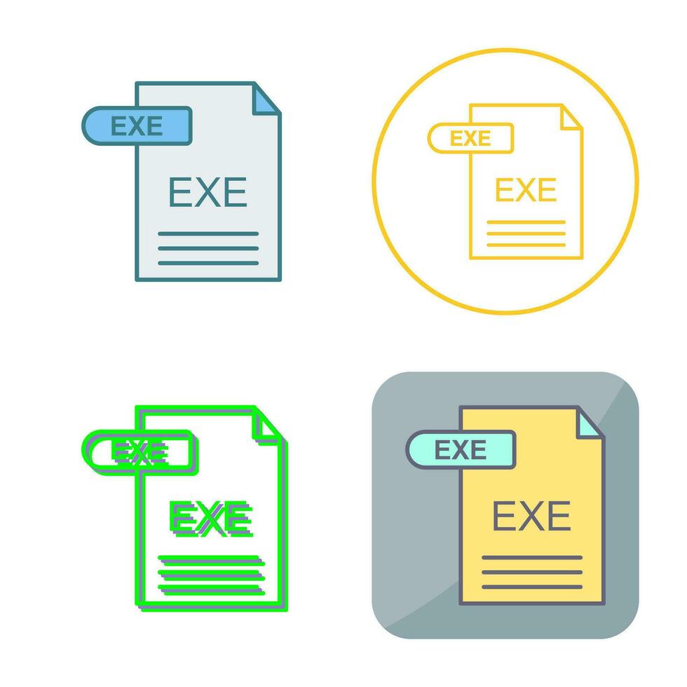 EXE Vector Icon