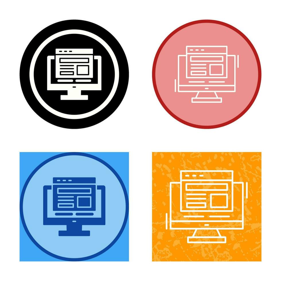 Adaptive Layout Vector Icon