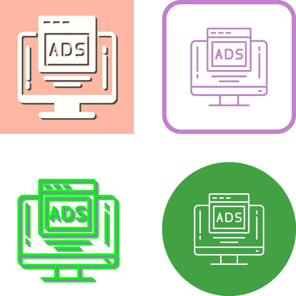 Digital Advertising Vector Icon