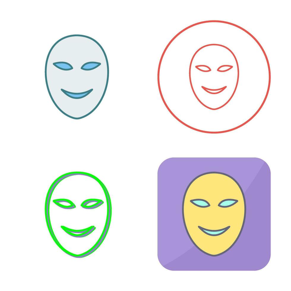 Ancient Face Mask Vector Icon