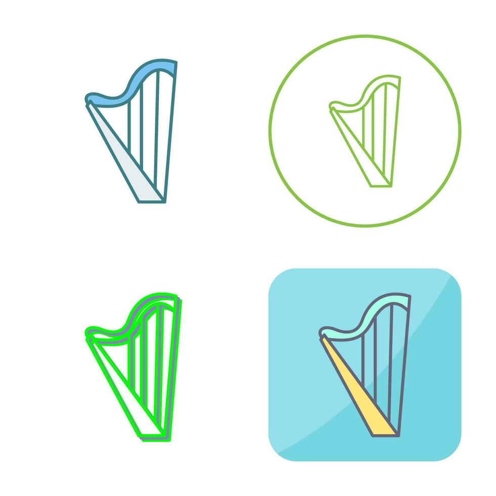 Harp Vector Icon