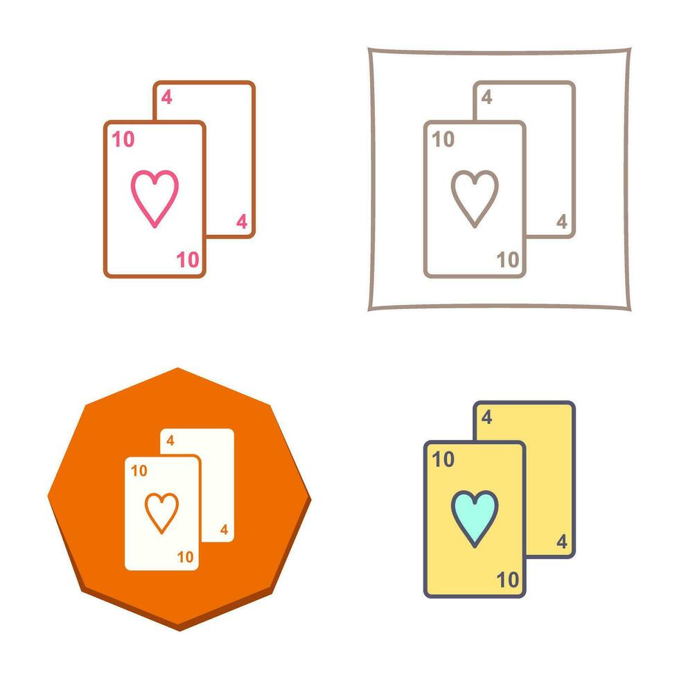Playing Cards Vector Icon
