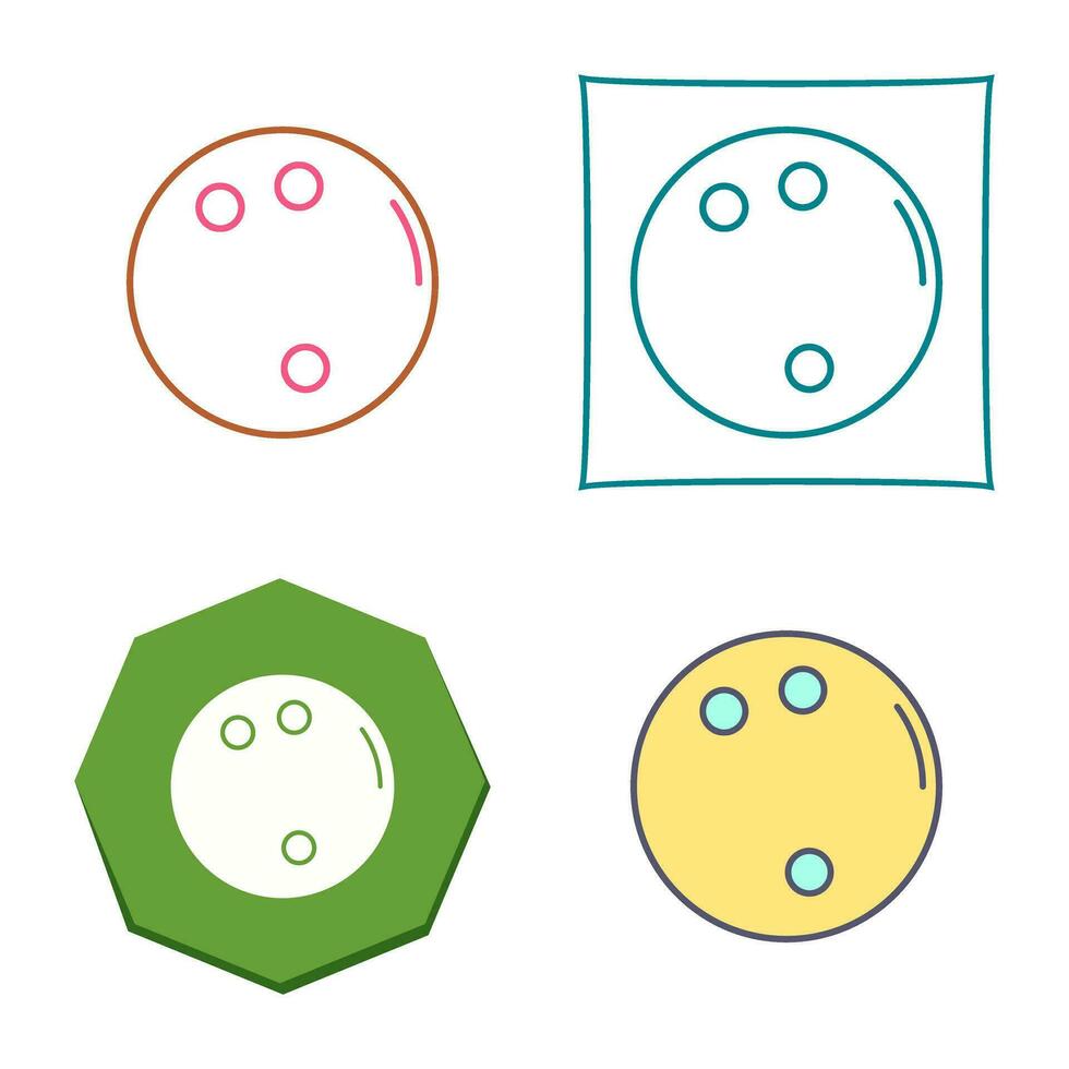 Bowling Ball Vector Icon