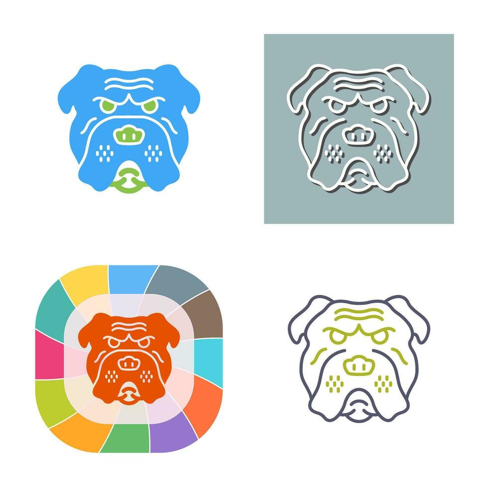 Bulldog Vector Icon