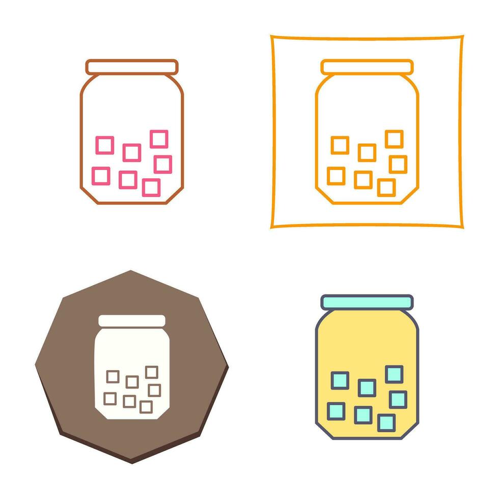 Sugar Bottle Vector Icon