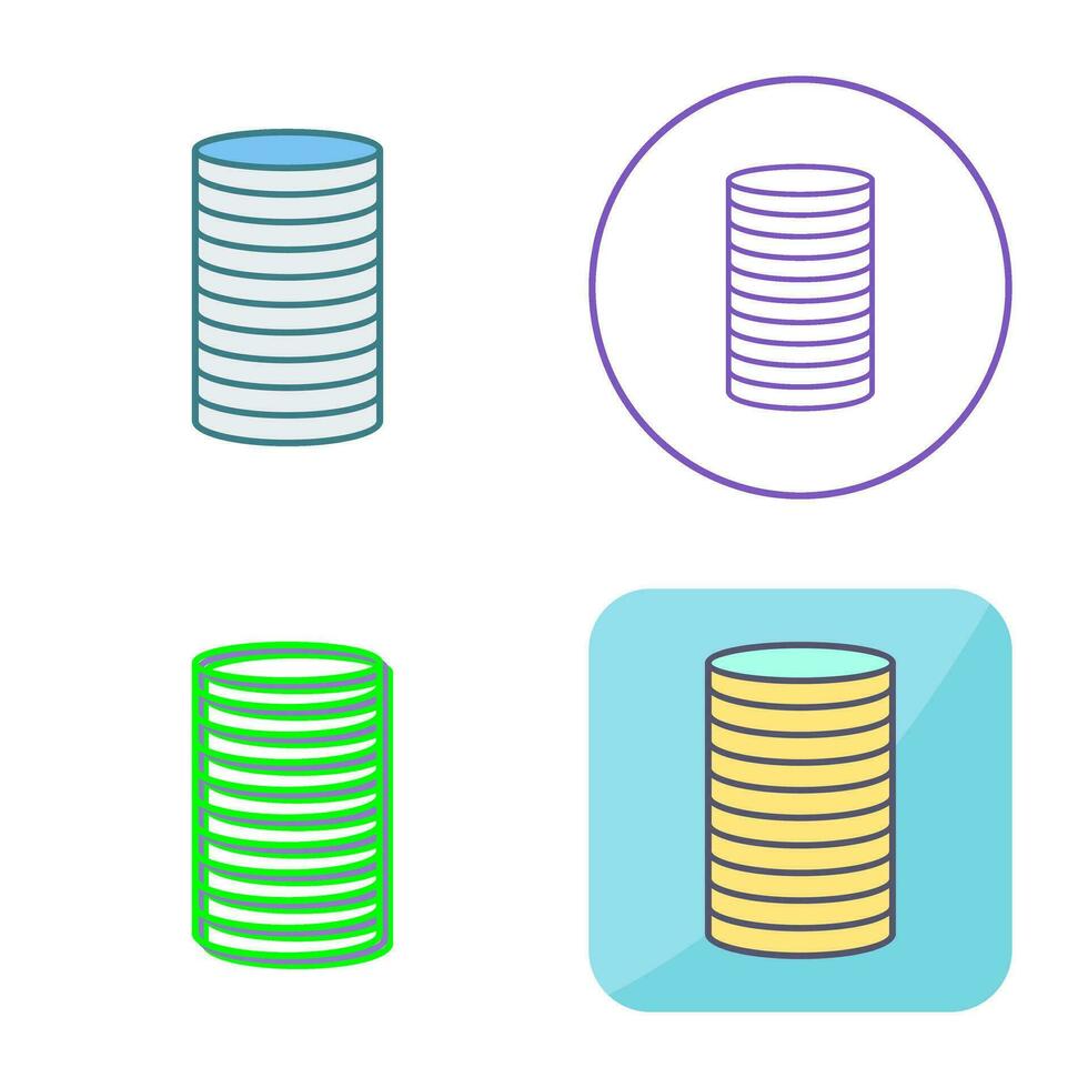 Stack of Coins Vector Icon