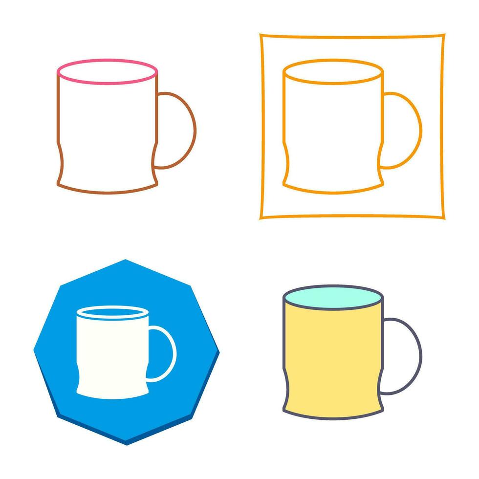 icono de vector de taza de café