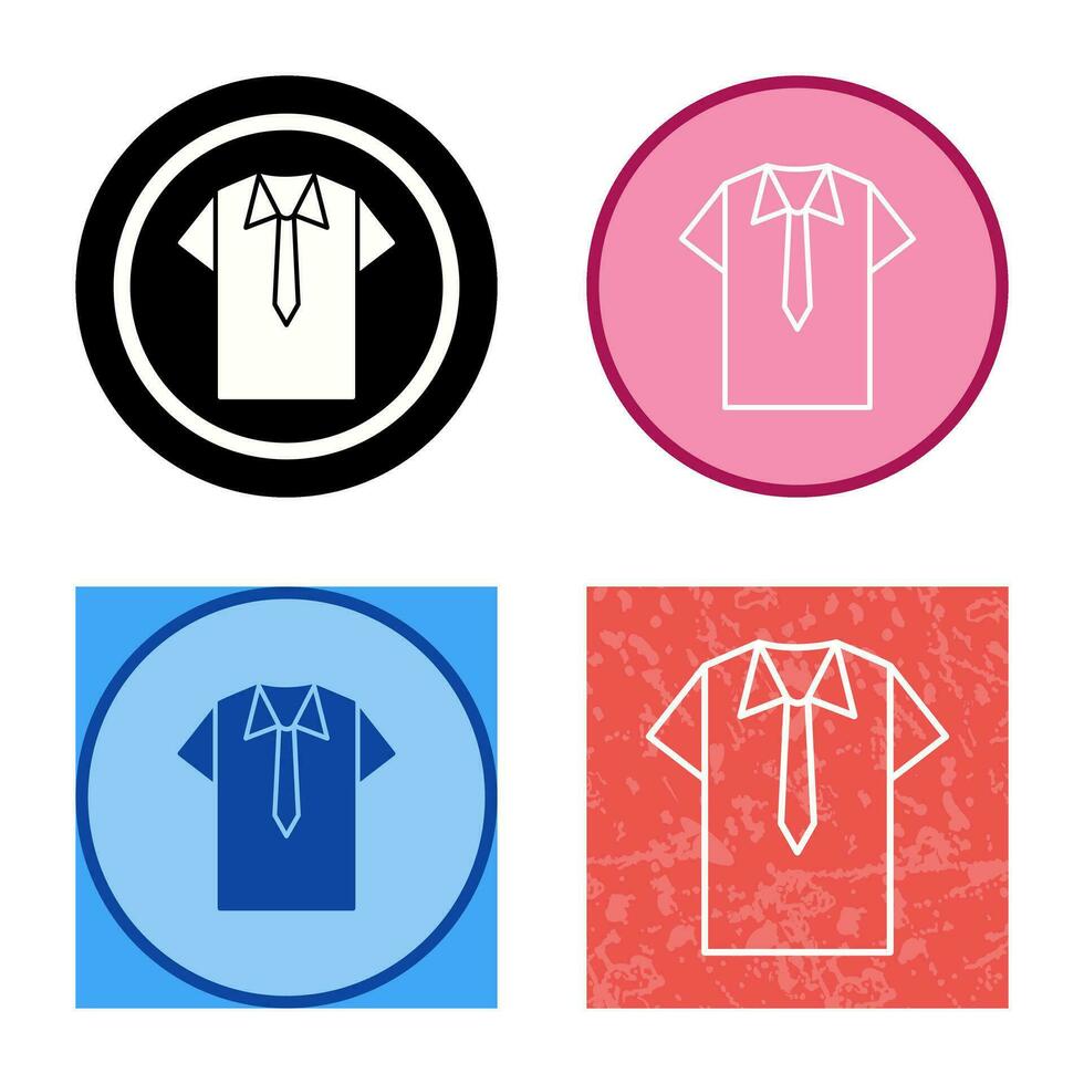 Shirt and Tie Vector Icon