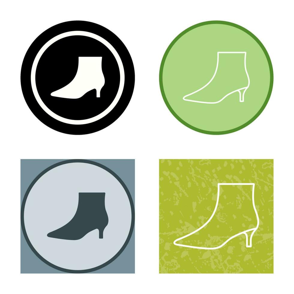 Boots with Heels Vector Icon