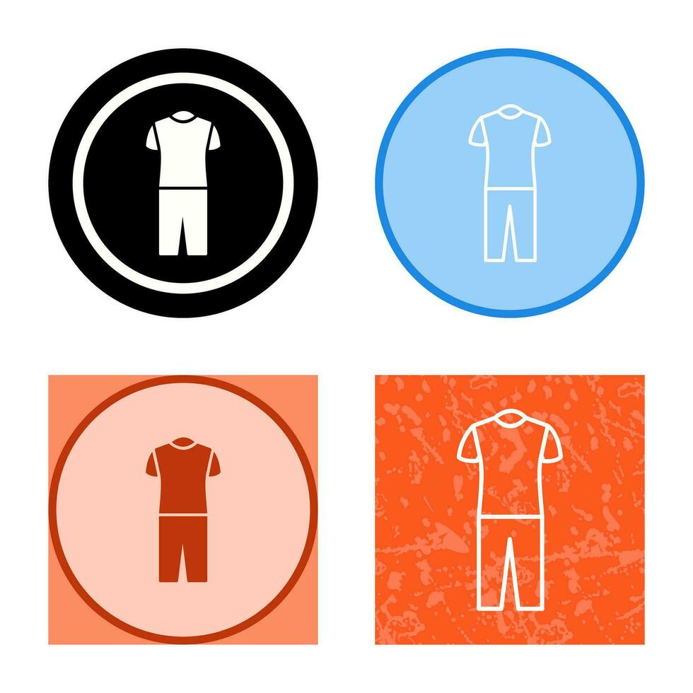 Pyjamas Suit Vector Icon