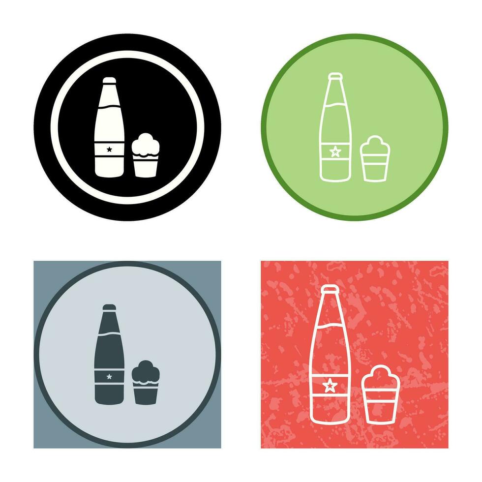 icono de vector de cerveza