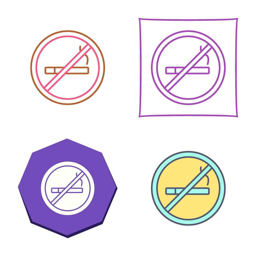 No Smoking Vector Icon