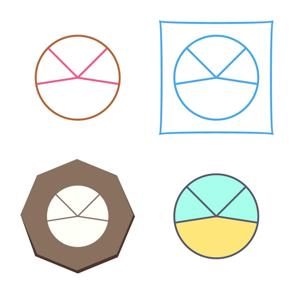 Pie Chart Analysis Vector Icon