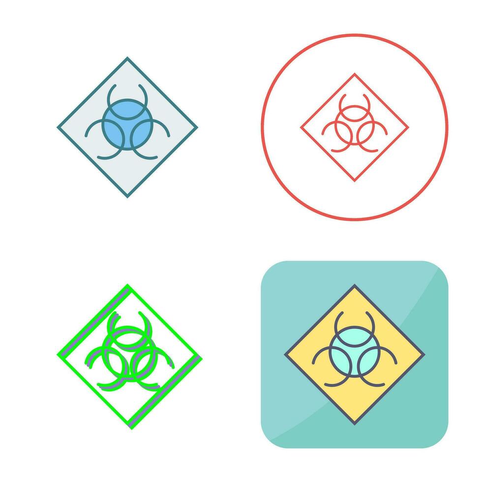 Biological Hazard Vector Icon