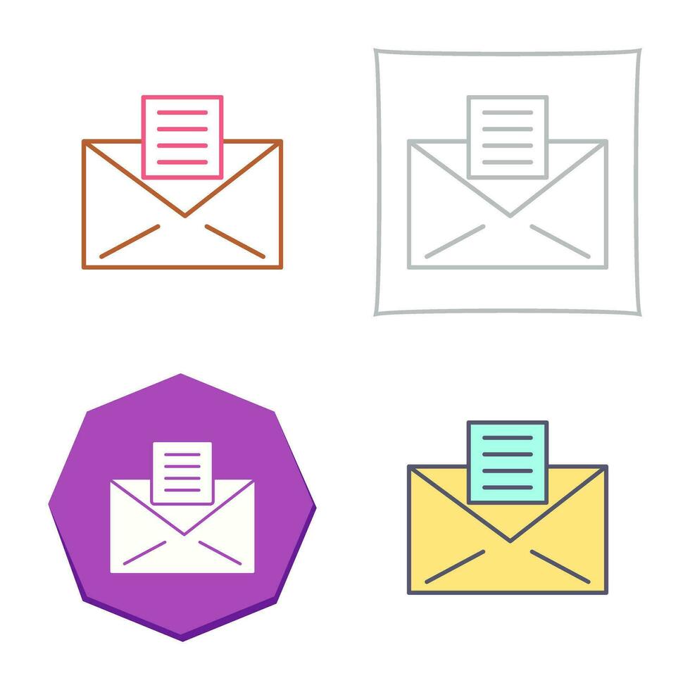 Email Documents Vector Icon