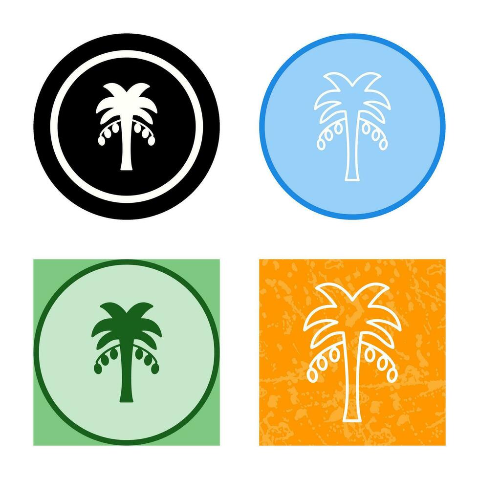 Coconut trees Vector Icon