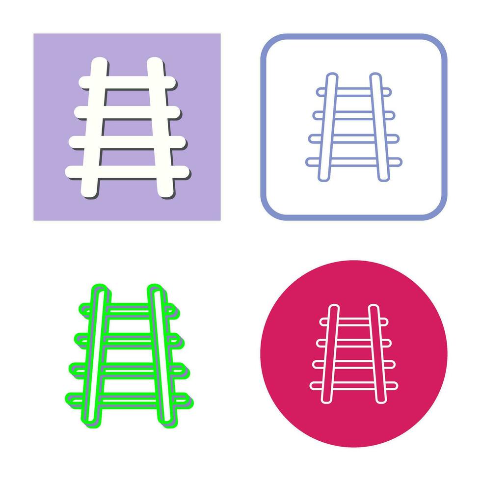 Train Tracks Vector Icon