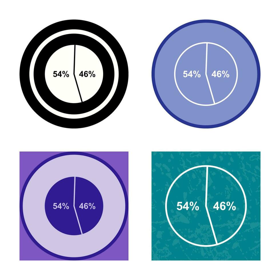 icono de vector de estadísticas de candidatos