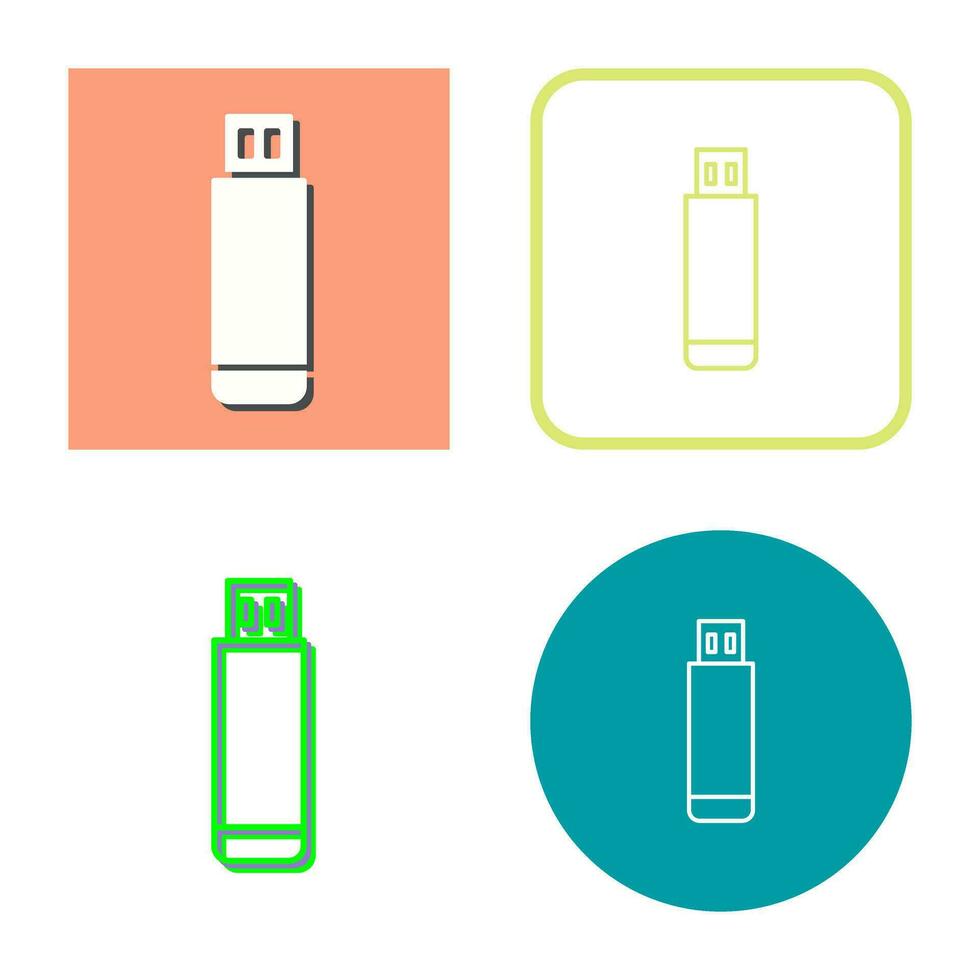 USB Drive Vector Icon