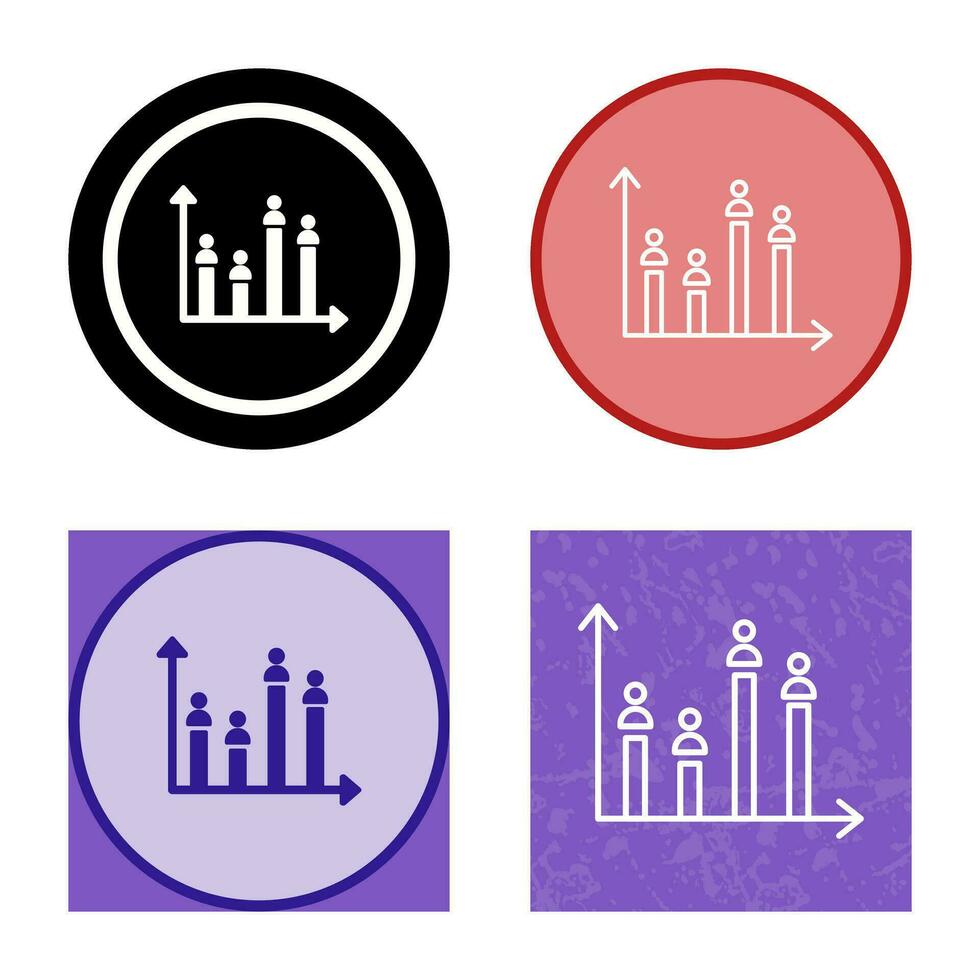 Candidate Graph Vector Icon