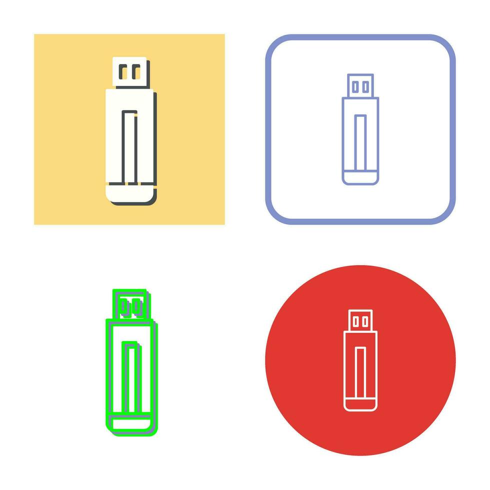 USB Drive Vector Icon