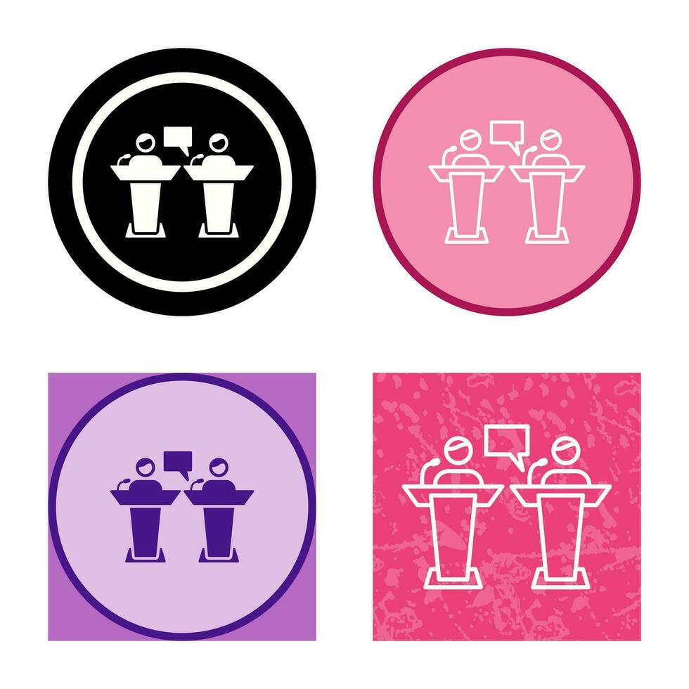 Debate Vector Icon