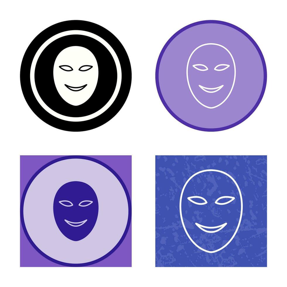 Ancient Face Mask Vector Icon