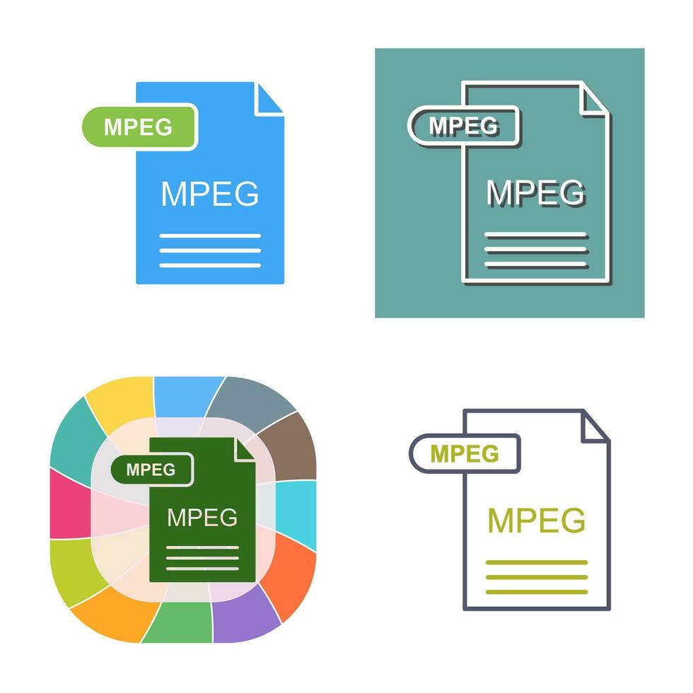 MPEG Vector Icon