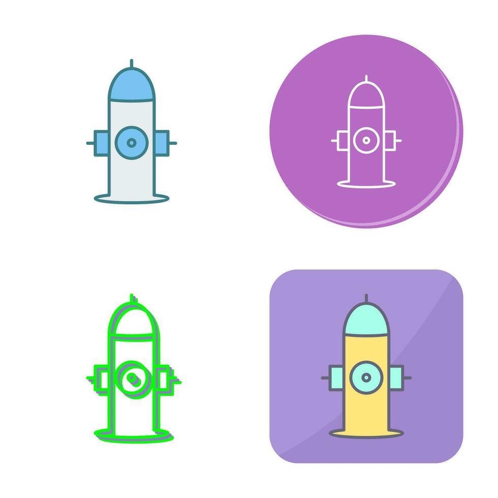 Unique Hydrant Vector Icon