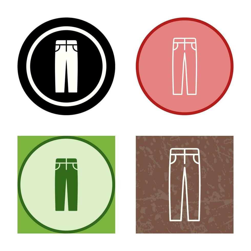 Men's Pants Vector Icon