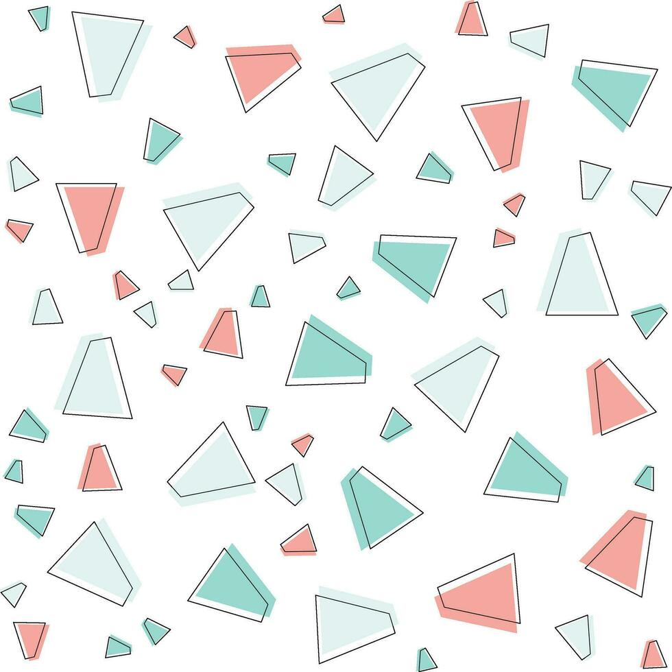 Irregular Abstract Geometric Shape Pattern vector