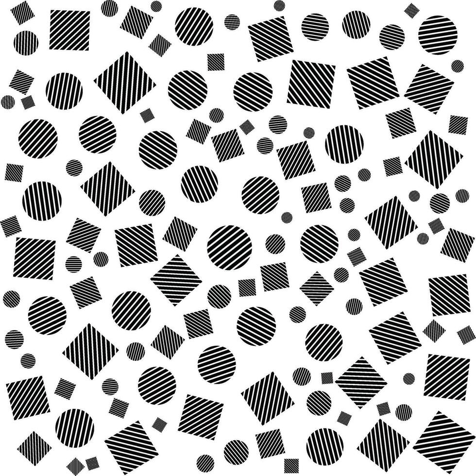 Irregular Abstract Geometric Shape Pattern vector
