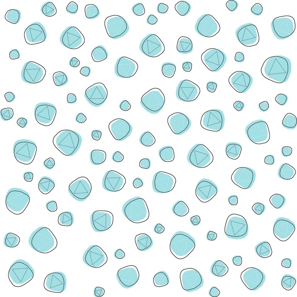 Irregular Abstract Geometric Shape Pattern vector