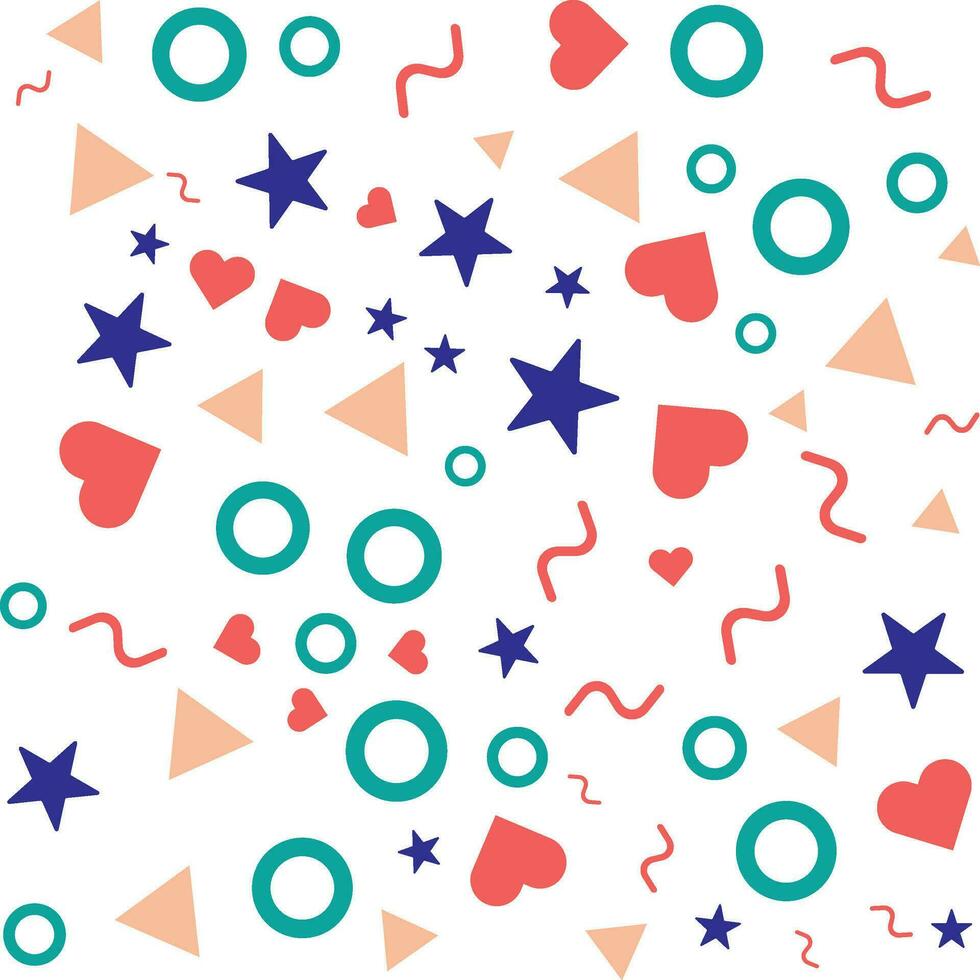 Irregular Abstract Geometric Shape Pattern vector