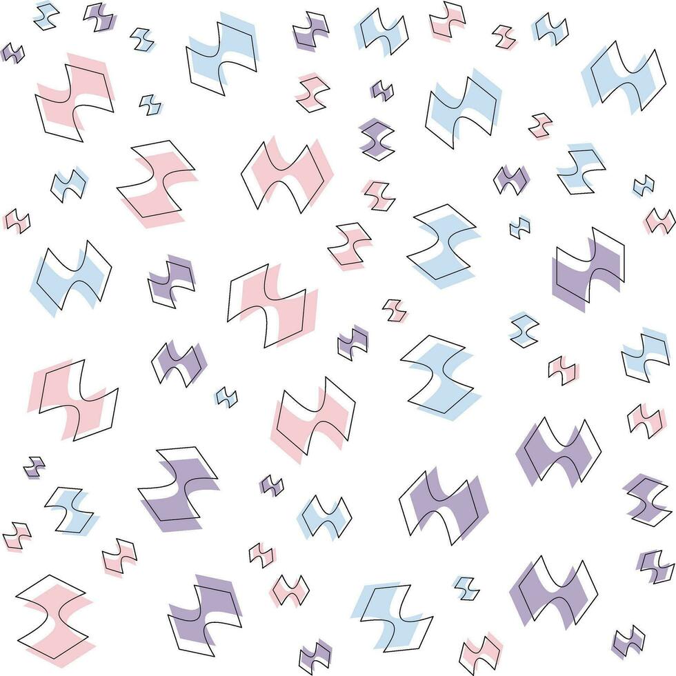 Irregular Abstract Geometric Shape Pattern vector