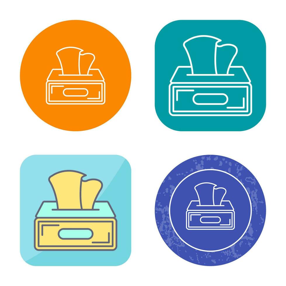 Tissue Box Vector Icon