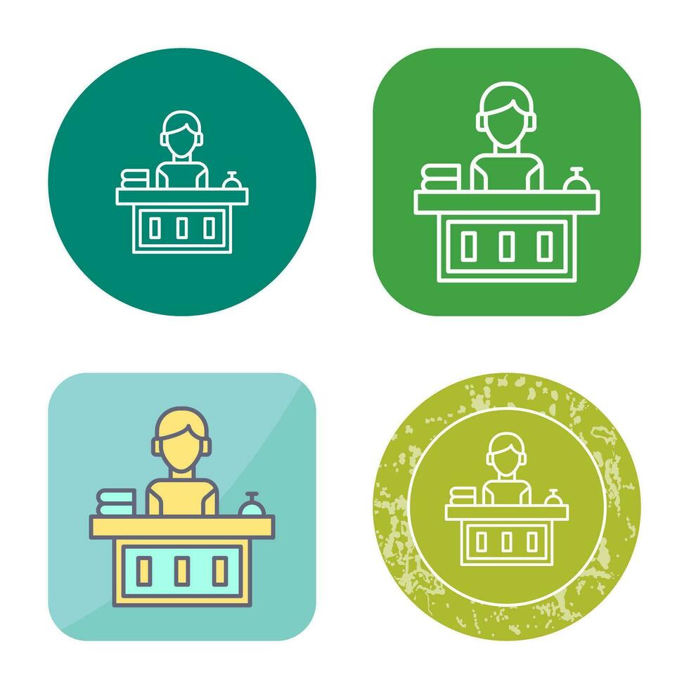 Office Reception Vector Icon