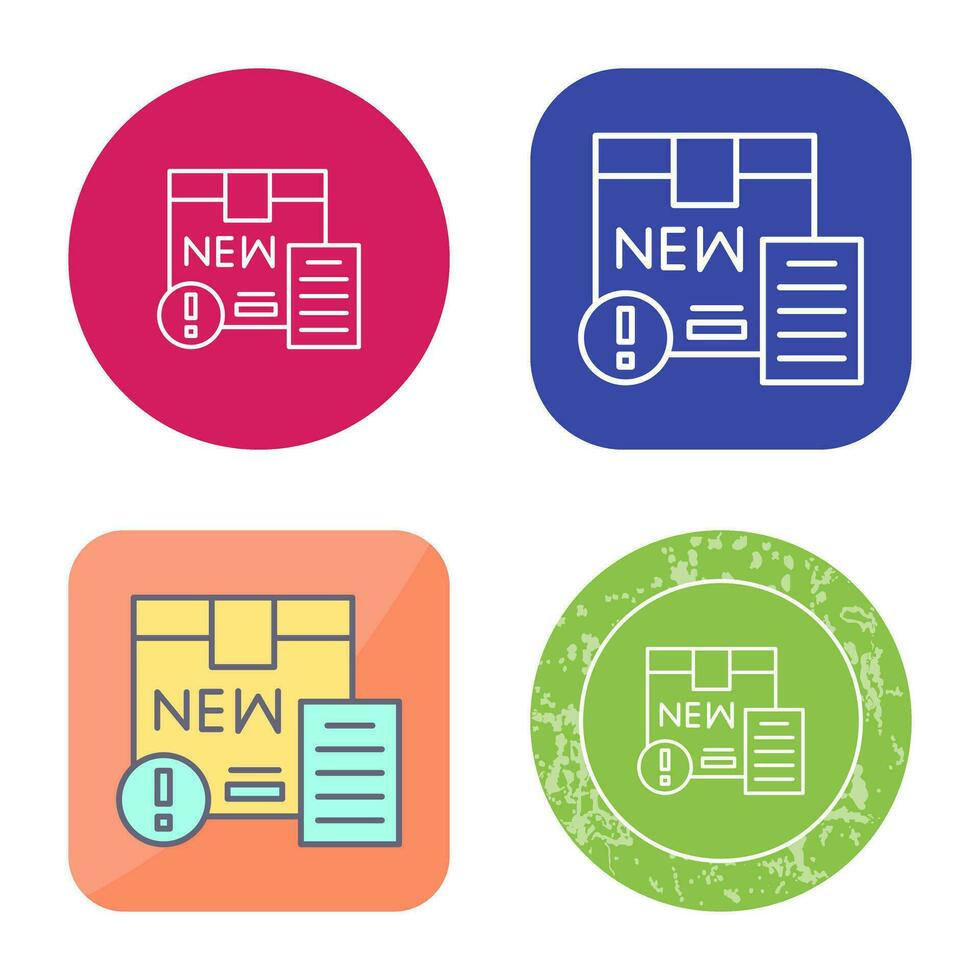 New Product Vector Icon