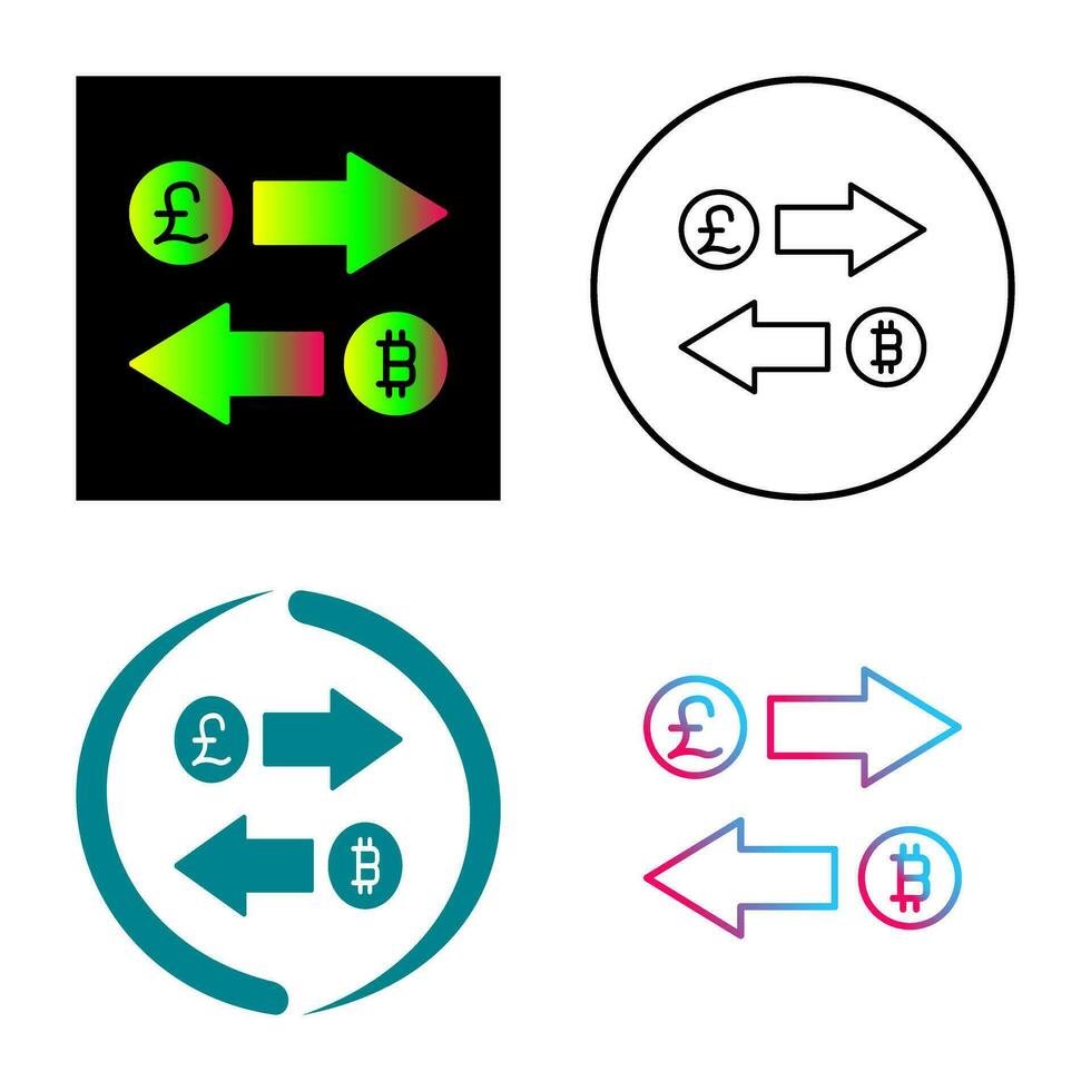 icono de vector de intercambio