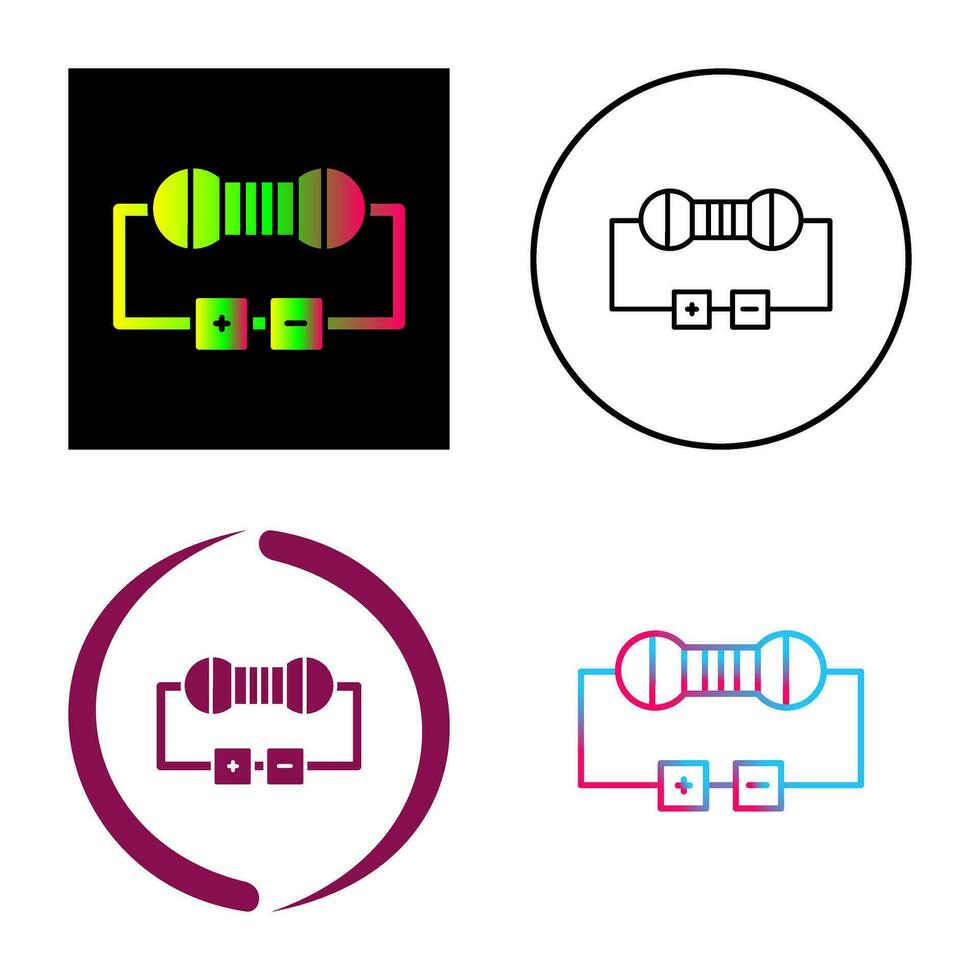 Resistor Vector Icon