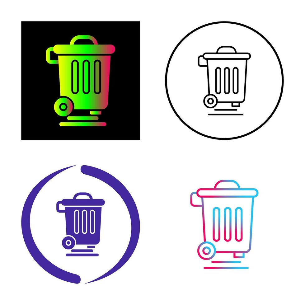 Dustbin Vector Icon
