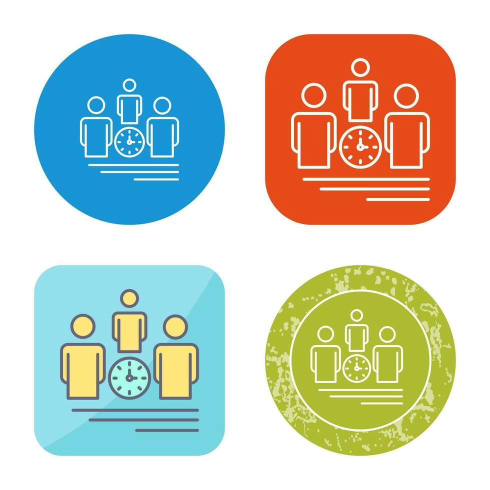 Team Management Vector Icon