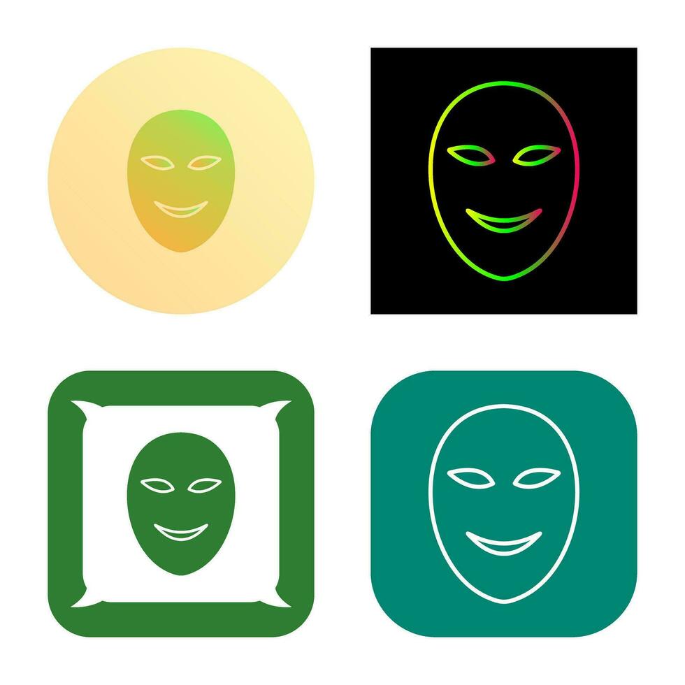 Ancient Face Mask Vector Icon