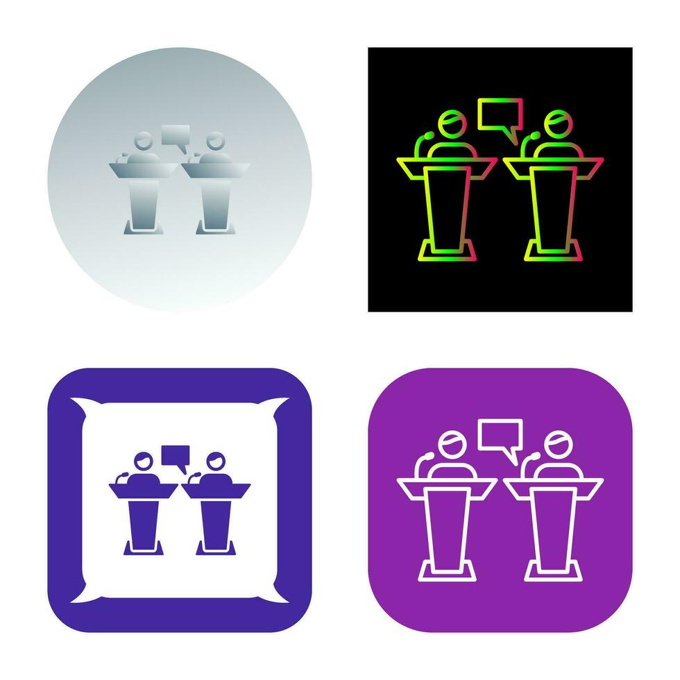 Debate Vector Icon