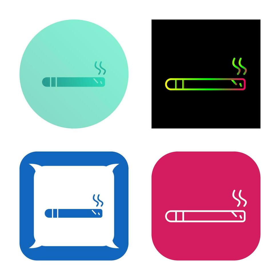 icono de vector de cigarro