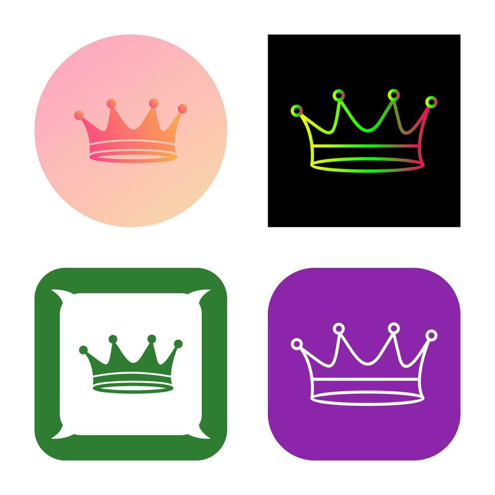 King Crown Vector Icon