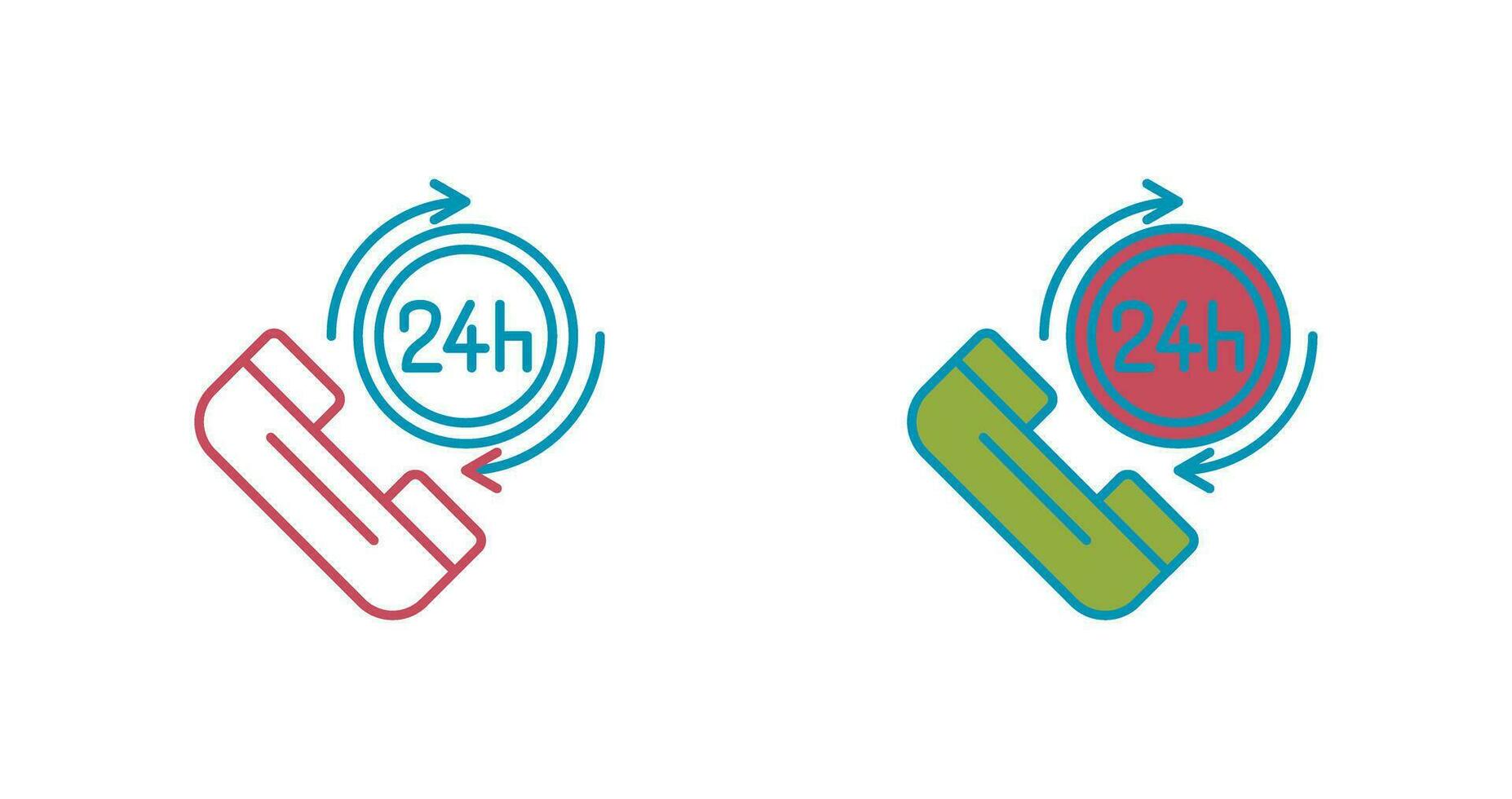 24h Vector Icon